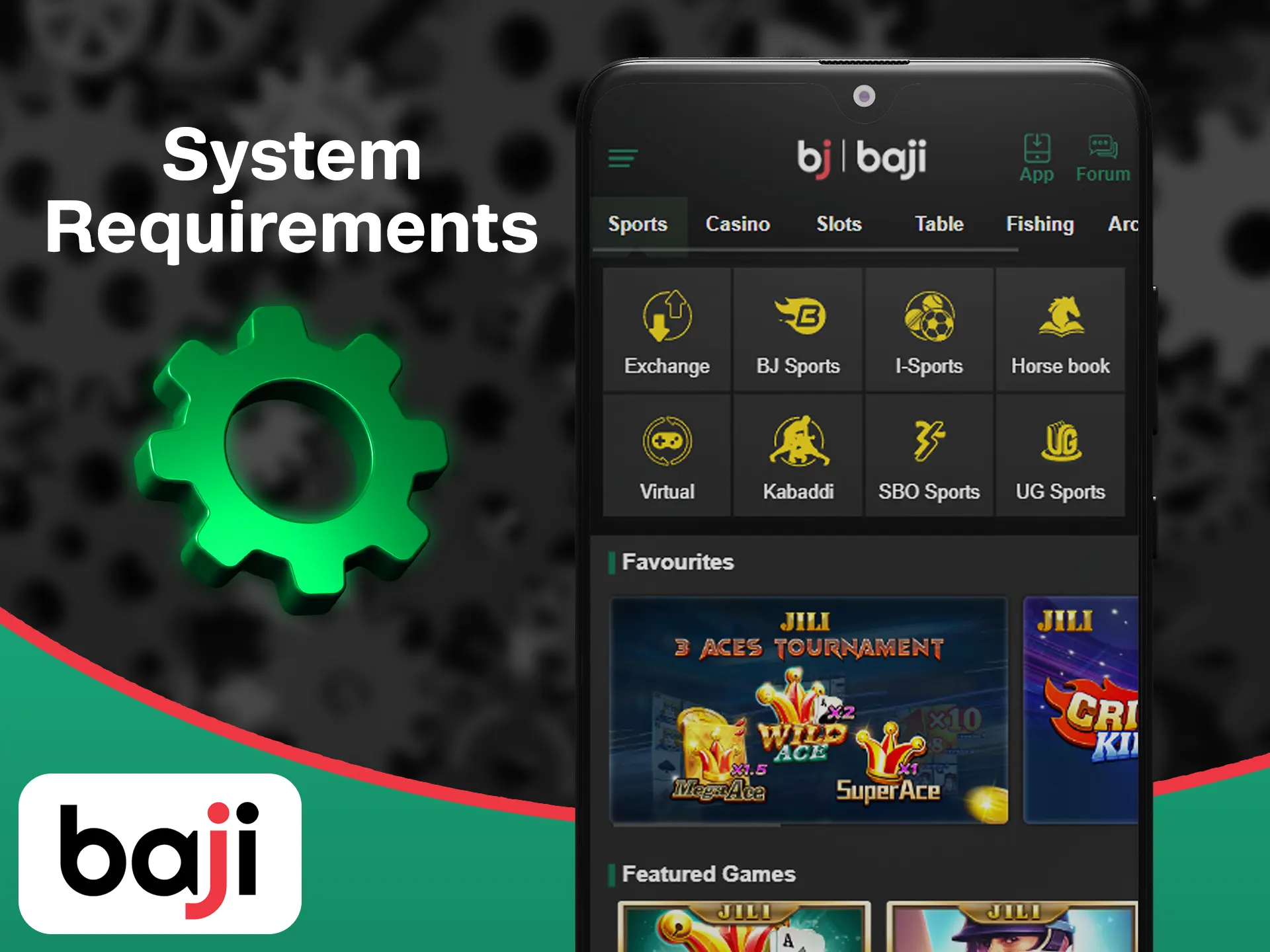 Baji App Check for requirements of your Android device.