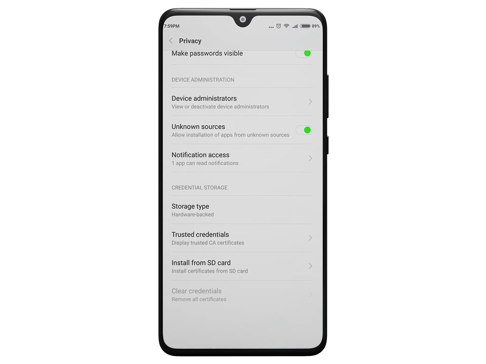 Disable security settings in the settings and start download baji apk.