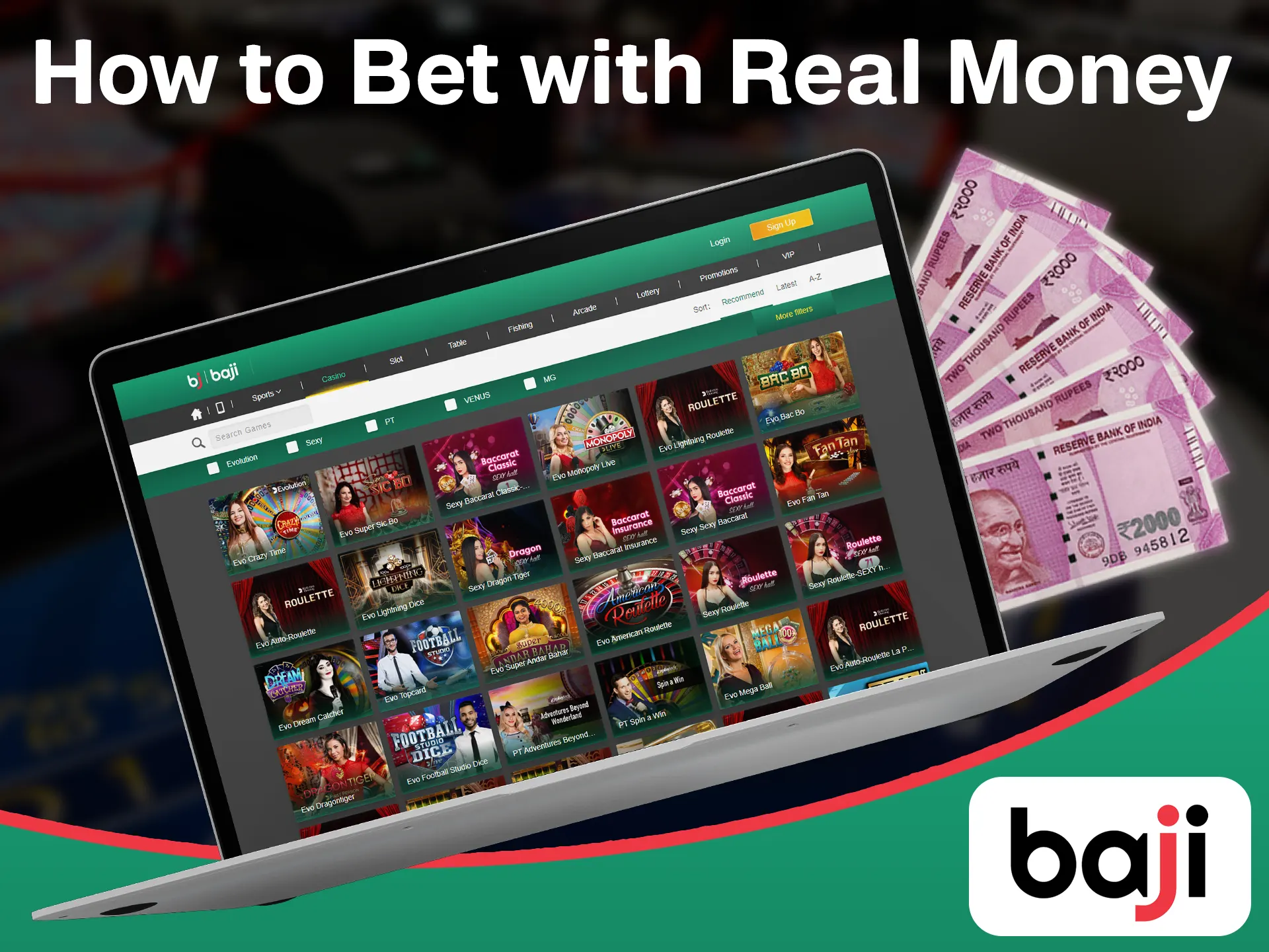 Spend your real money by playing Baji teen patti.