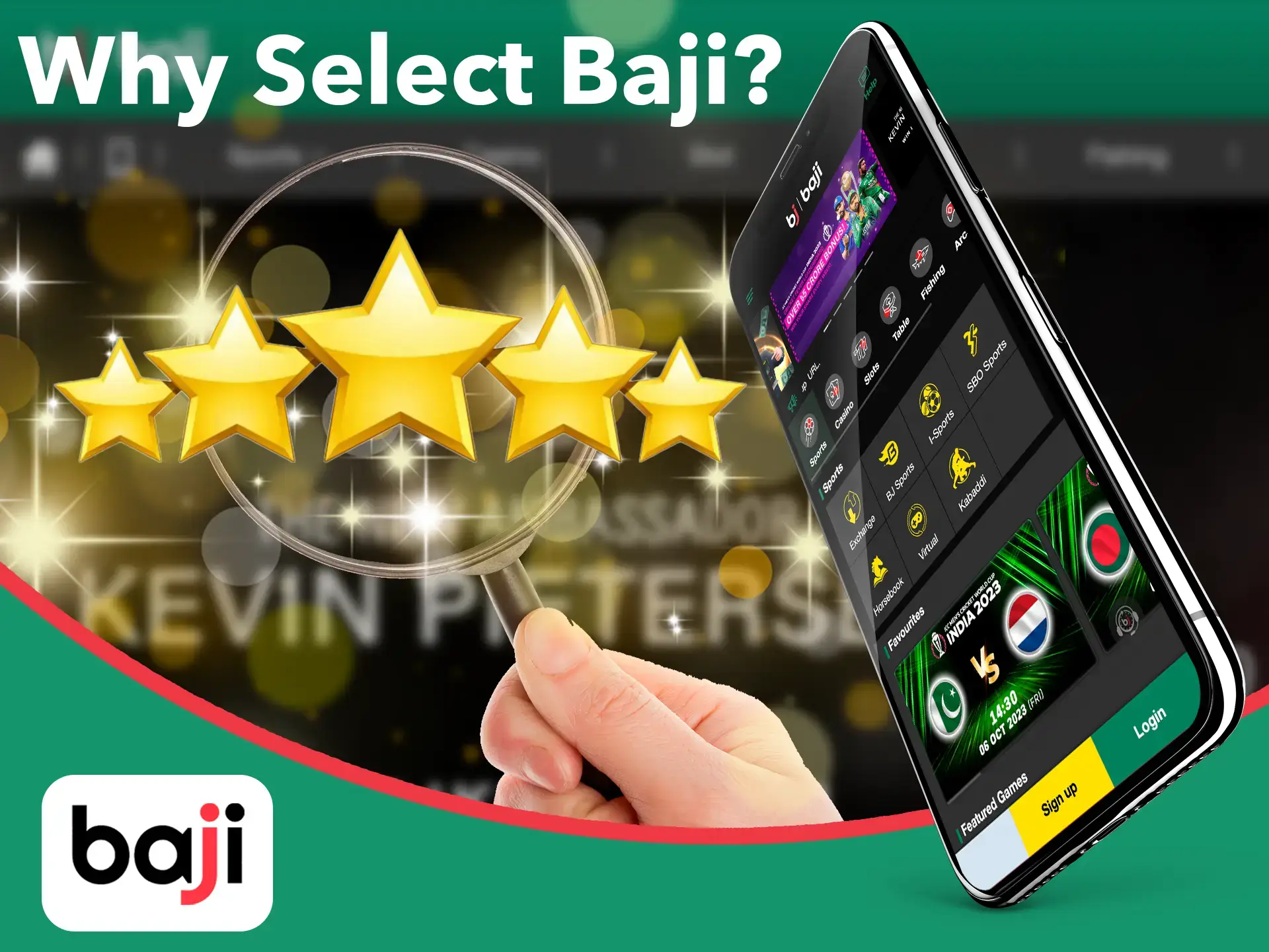 We will tell you what criteria we used to choose Baji from their vast abundance of competitors.