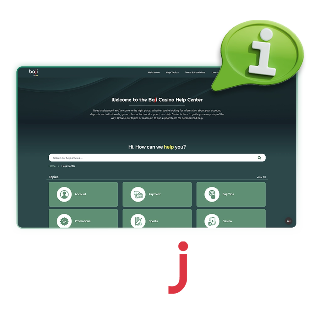Read more about Baji betting company.