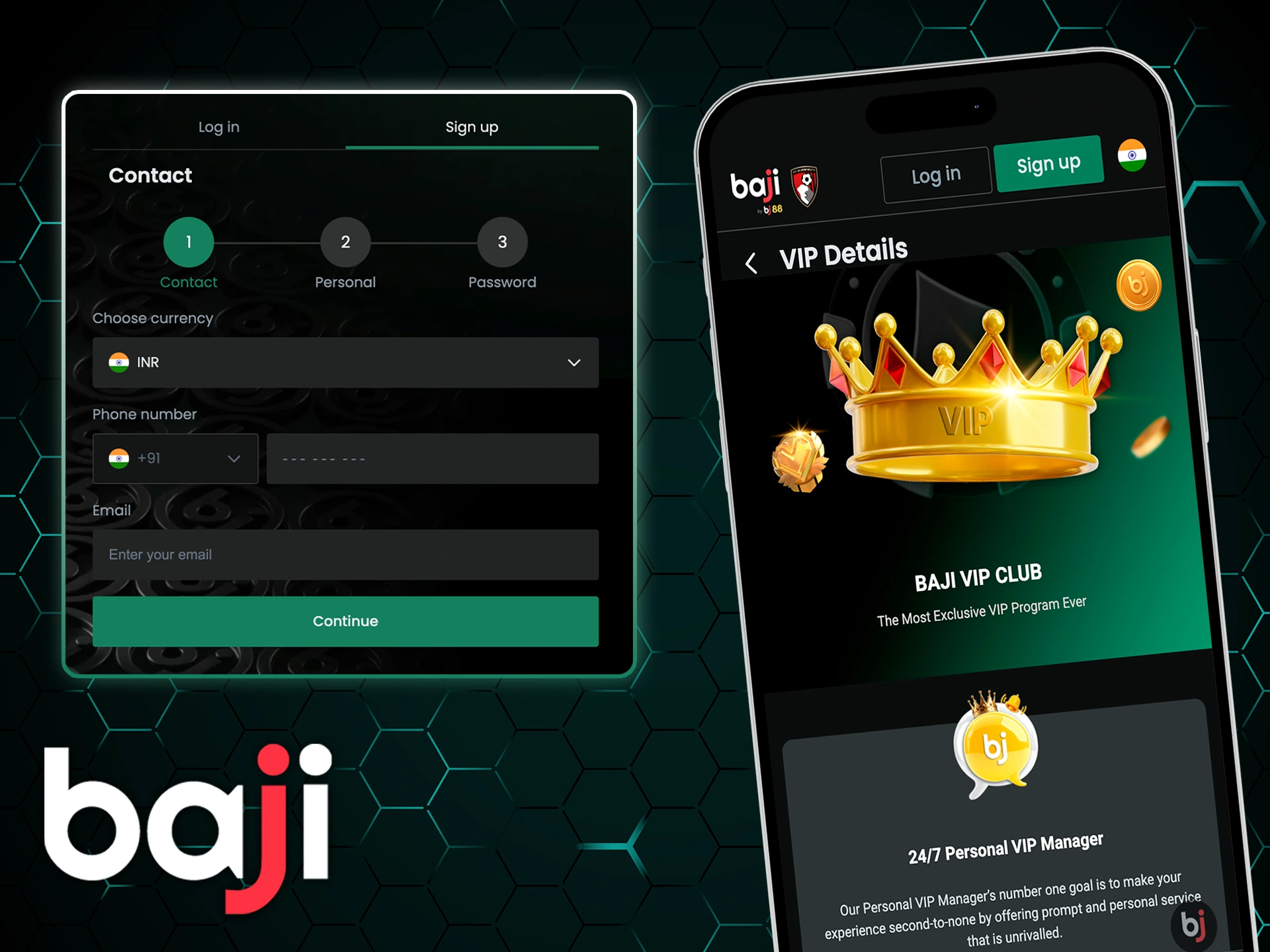 Join the winning team by starting betting with Baji Bet.