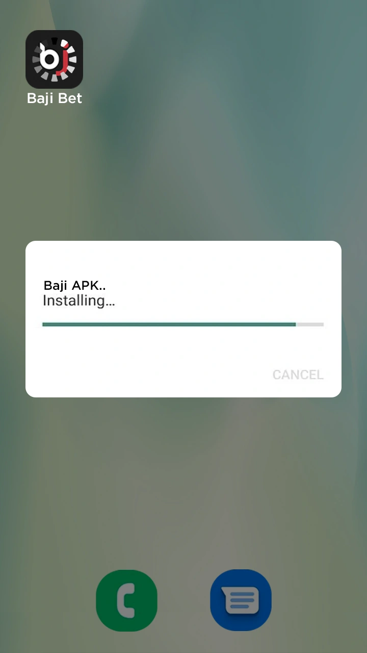 Install the Baji app on your Android smartphone.