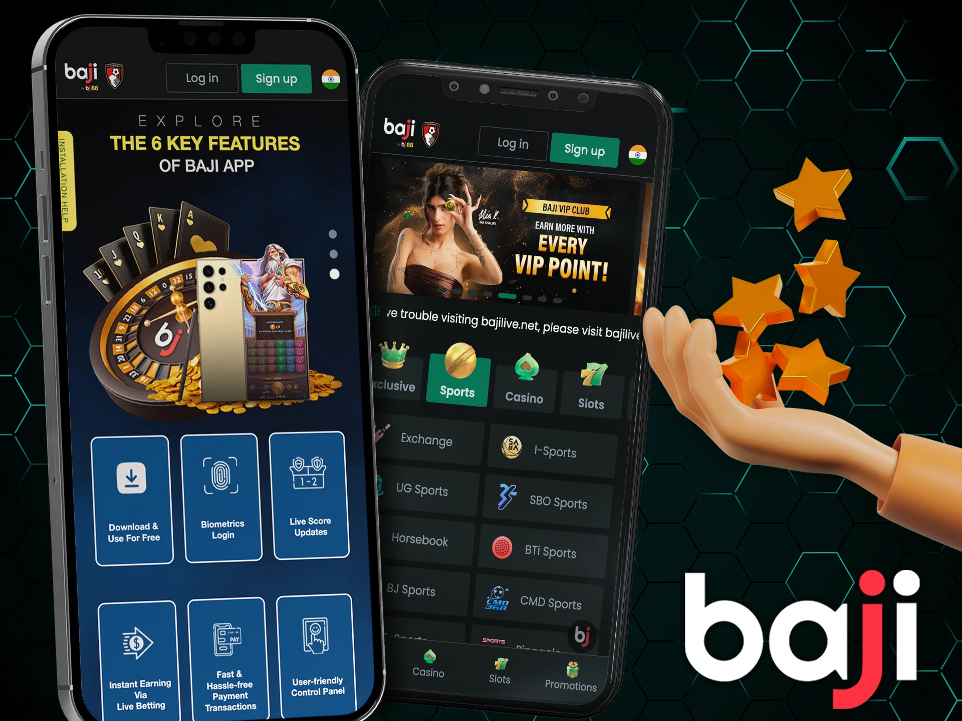 Enjoy high performance, quick updates, and secure betting in the Baji mobile app.