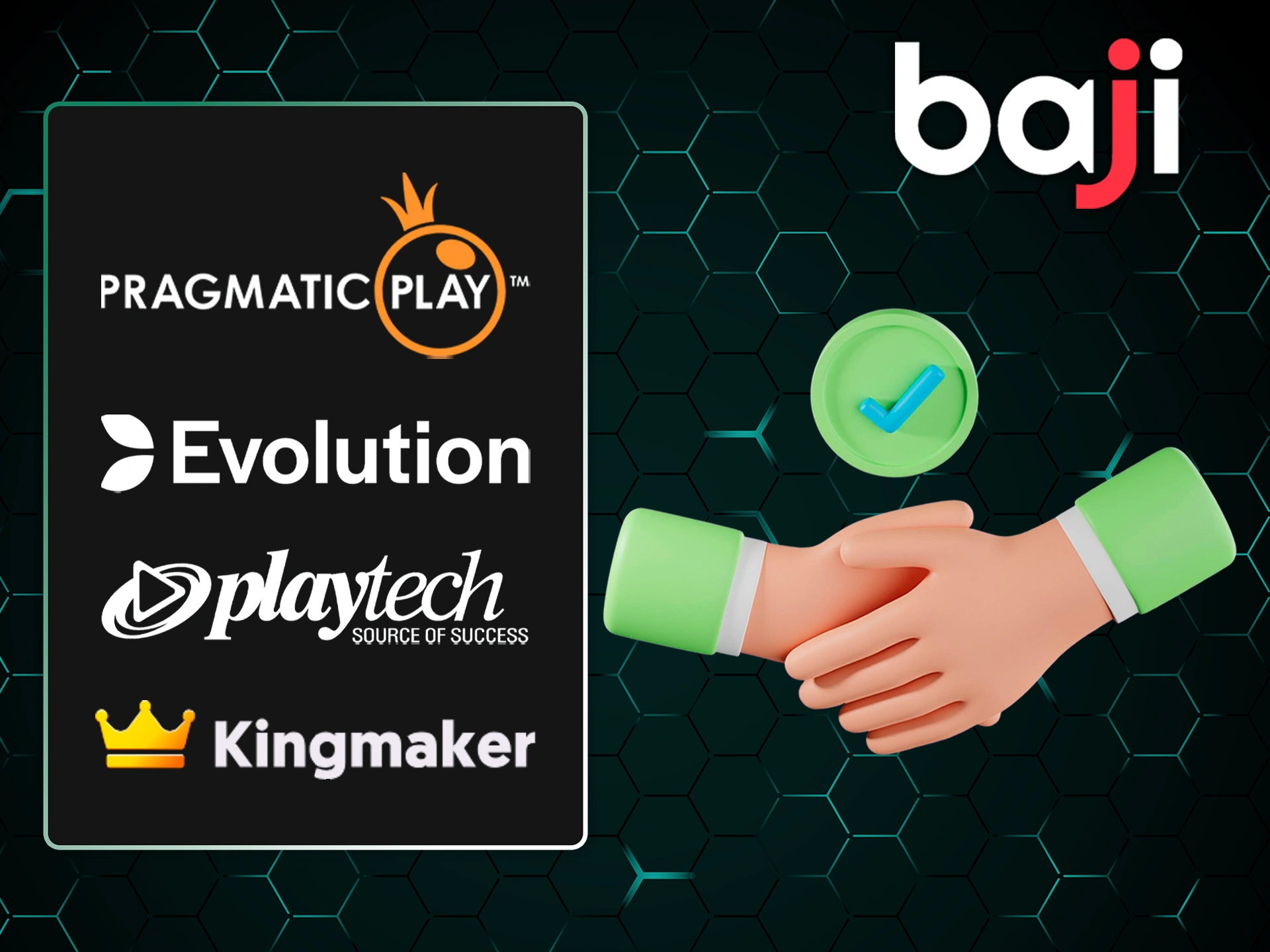 Try different blackjack games from each provider at the Baji.