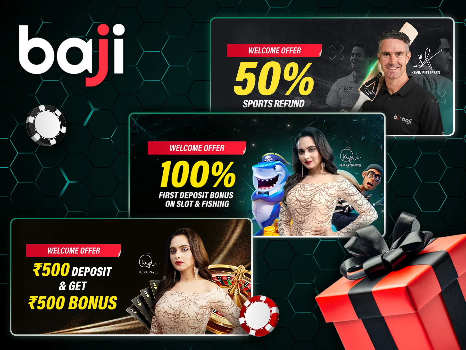 Start betting with Baji Casino’s first deposit bonuses tailored for new users.