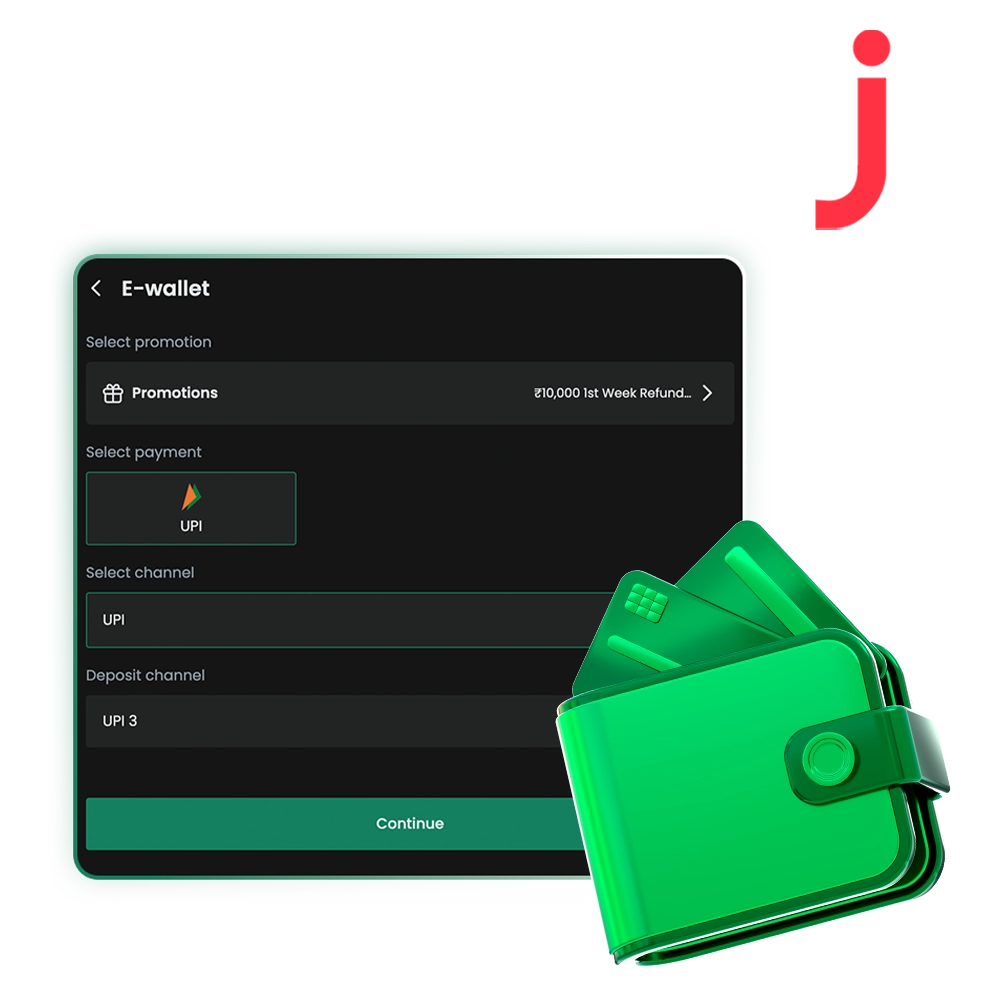 Make deposits easily at the Baji.