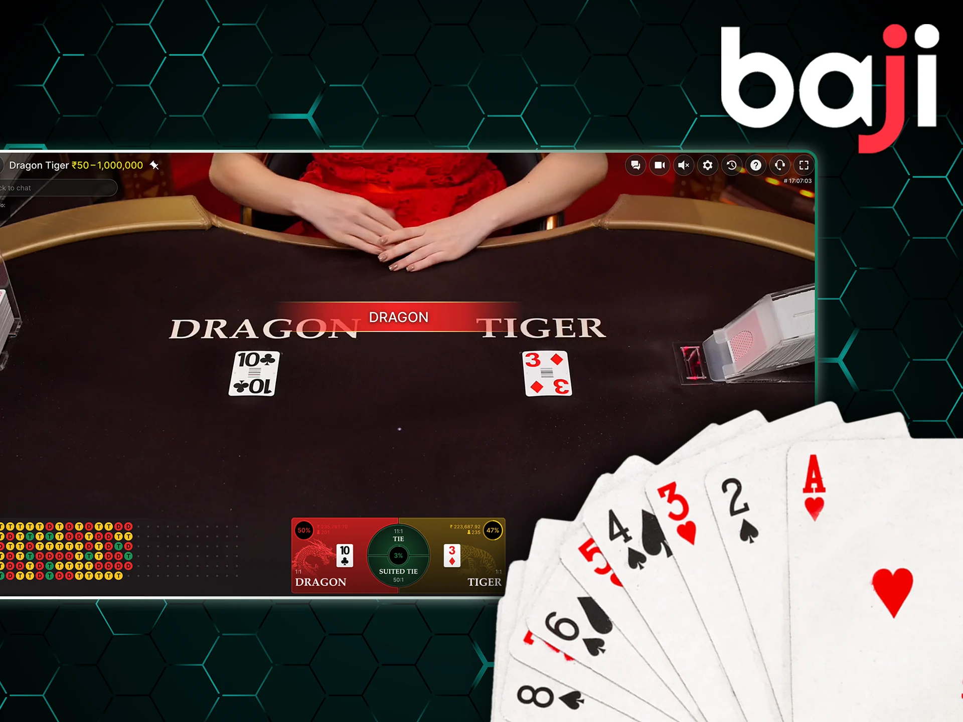 Check for card value before making bet.