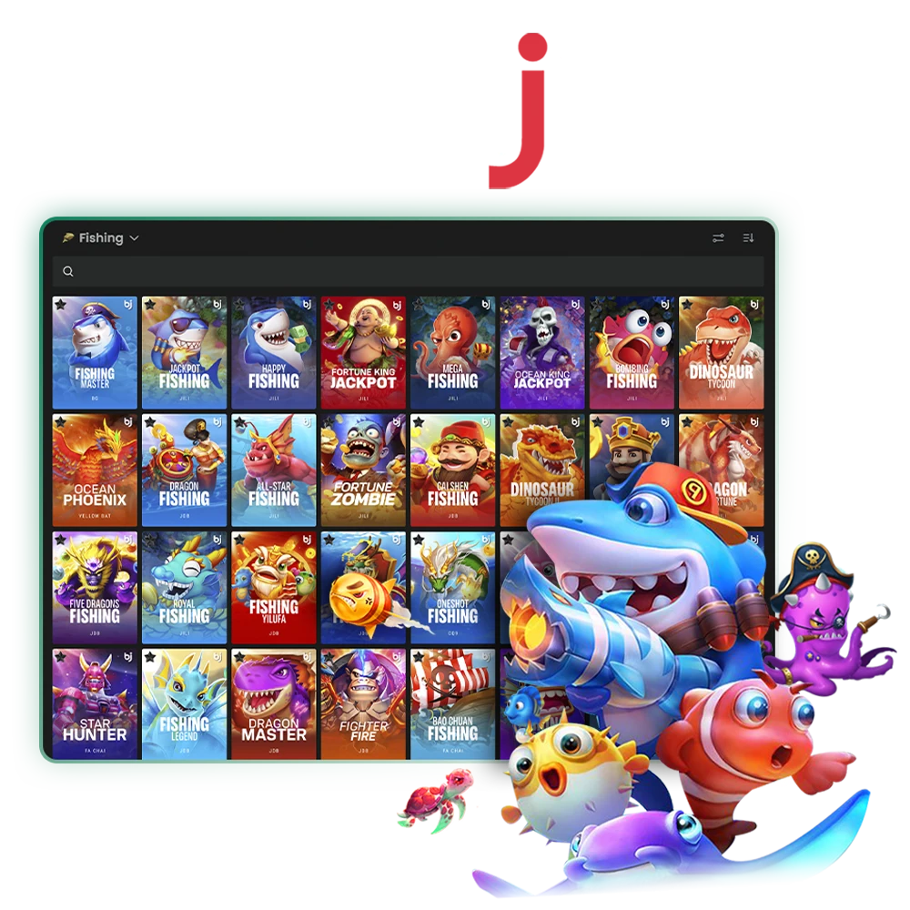 Experience the most popular fish games at Baji Casino.