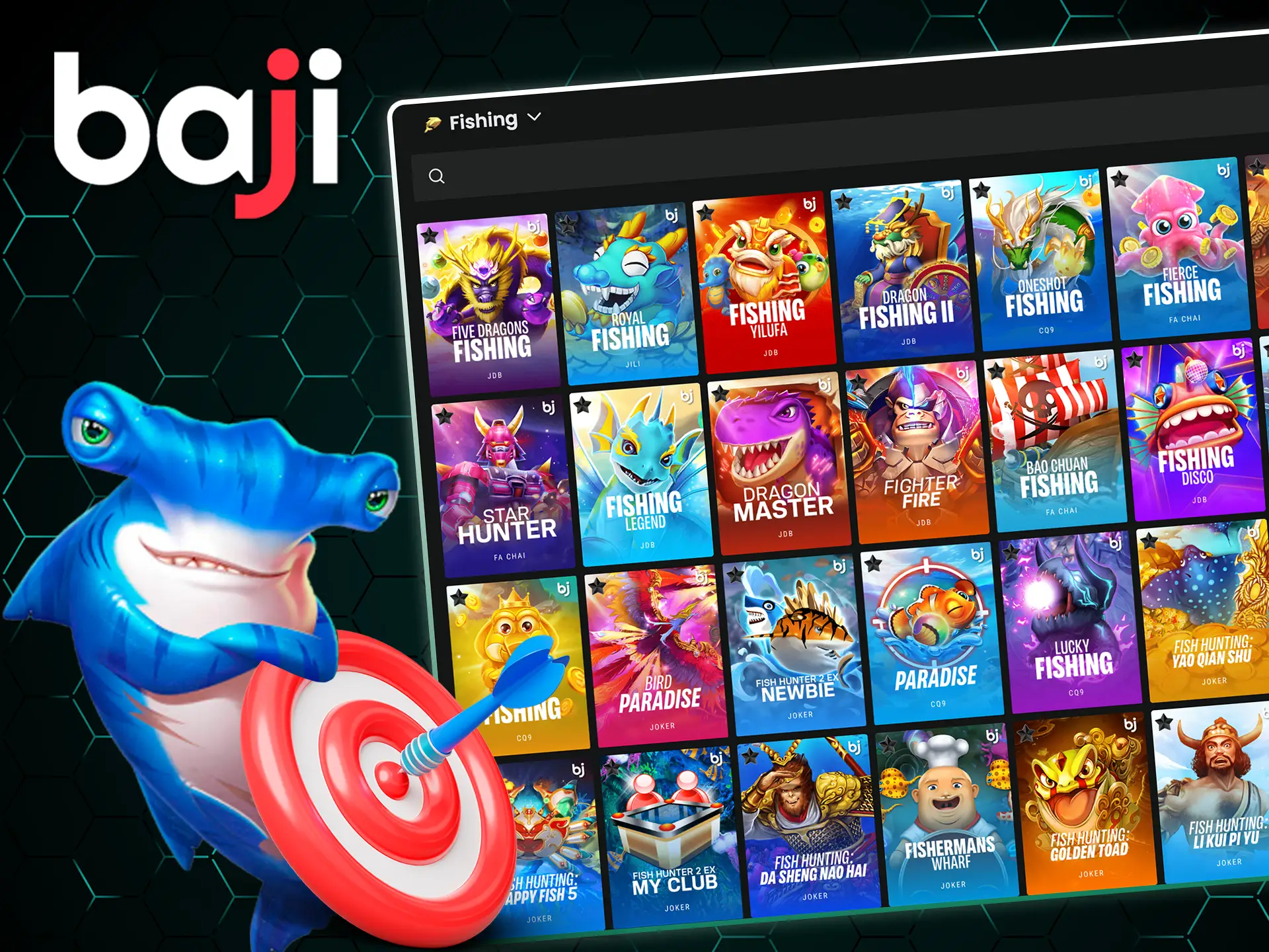 Winning in Baji fish games directly depends on your actions and choosing the right decisions.