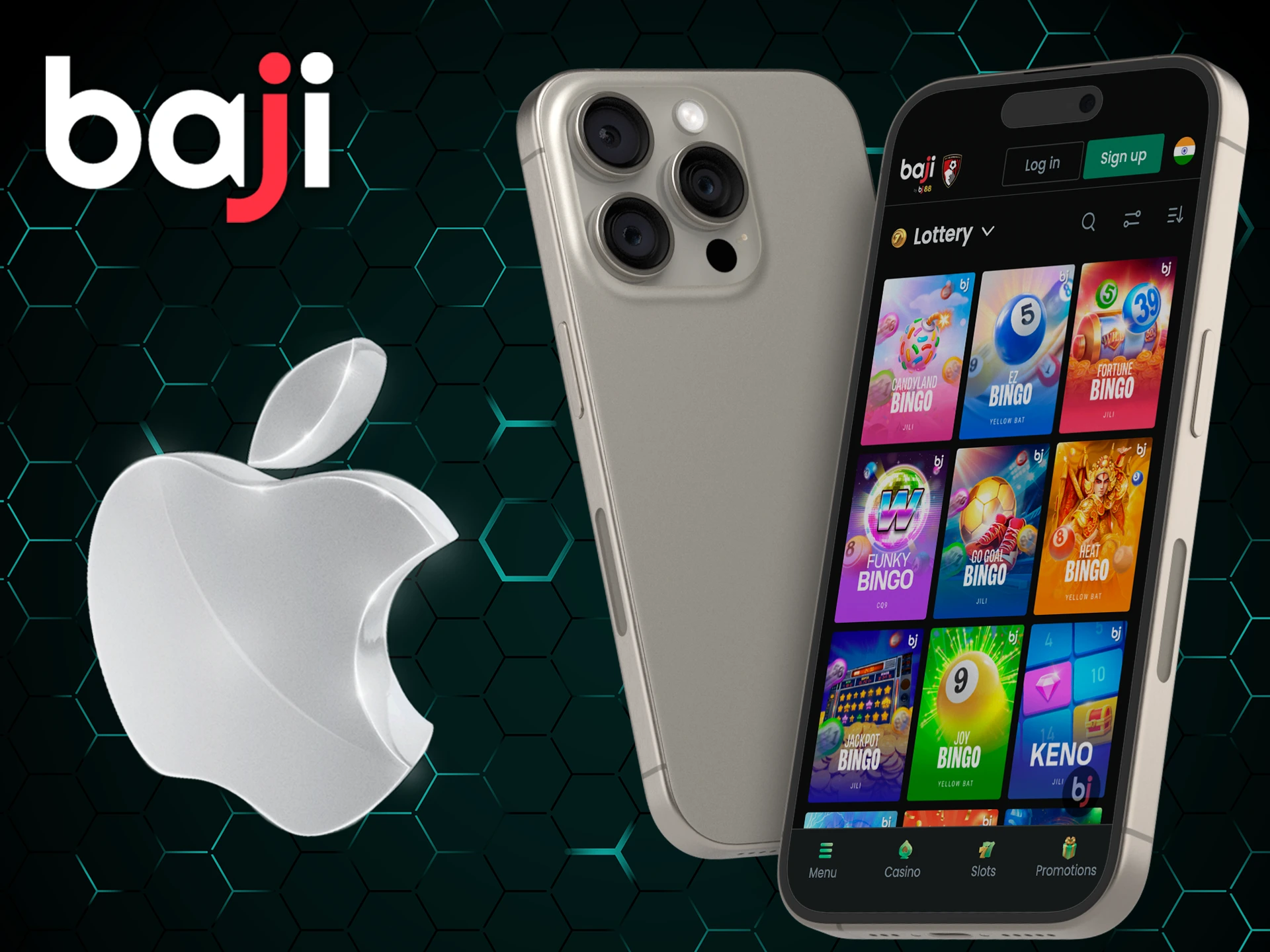 iOS customers can use the mobile version of the Baji Bet website.