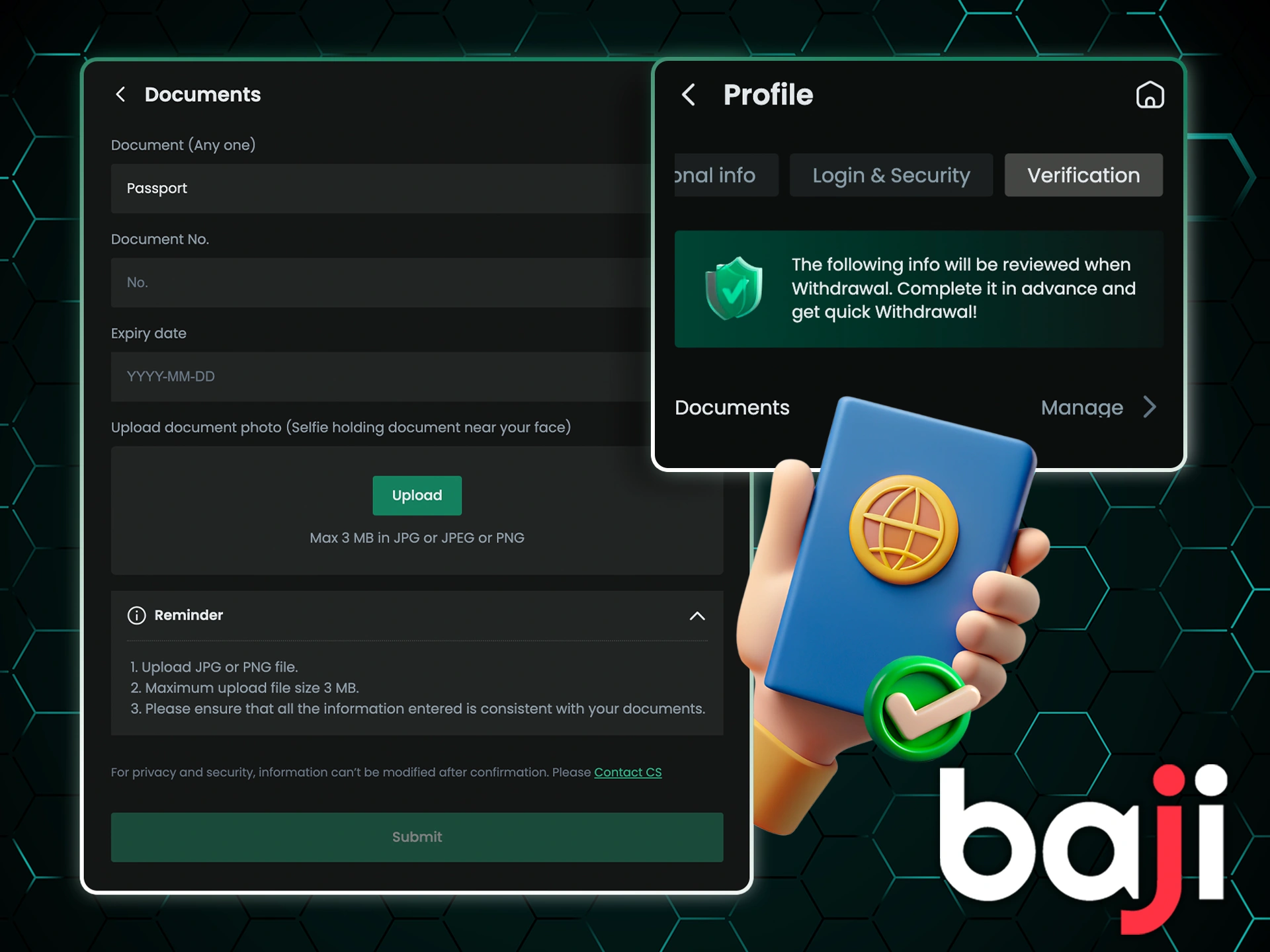 Access your Baji Casino account securely with a quick login process.