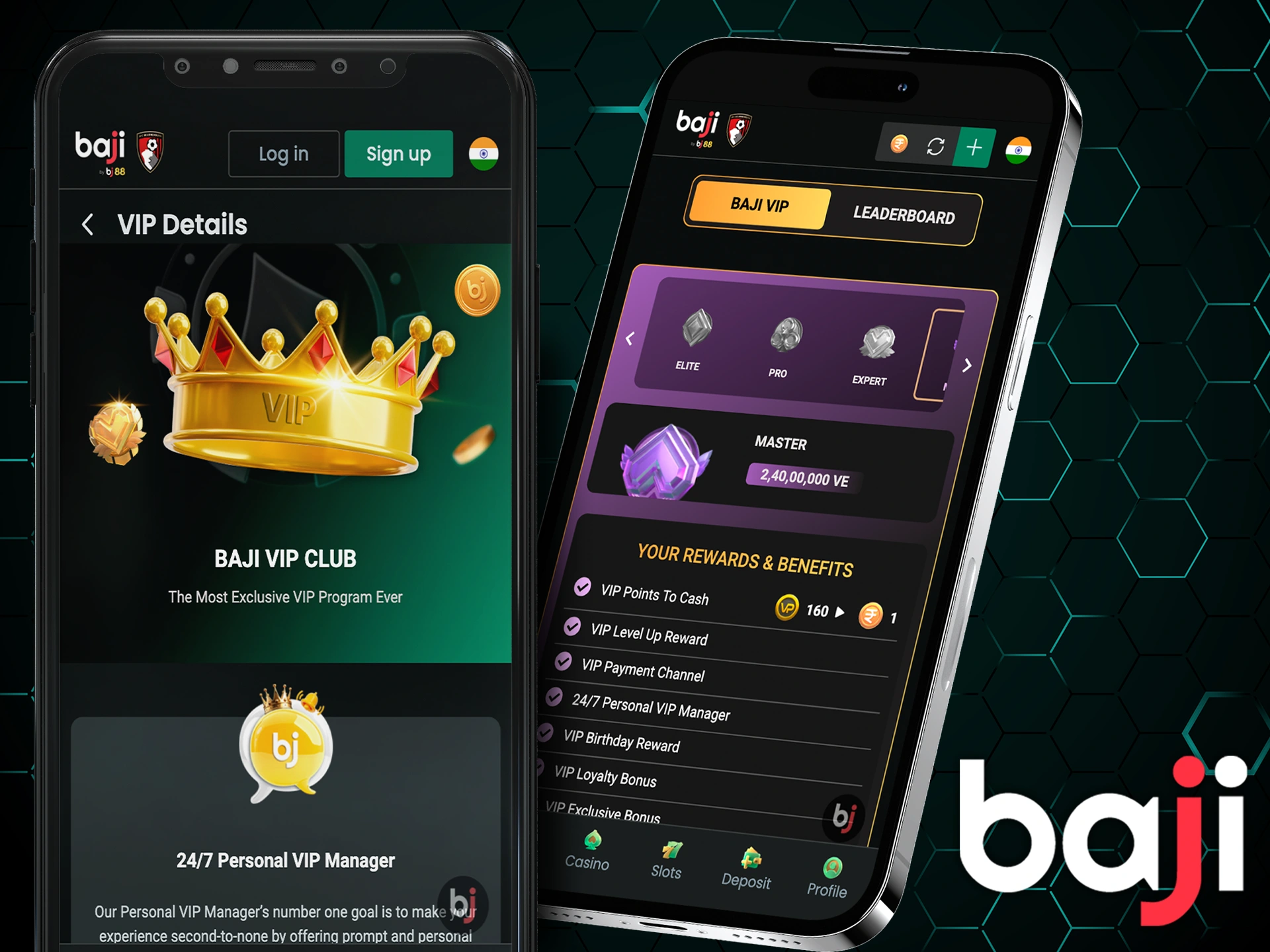 Take advantage of the VIP program in the Baji Bet app.