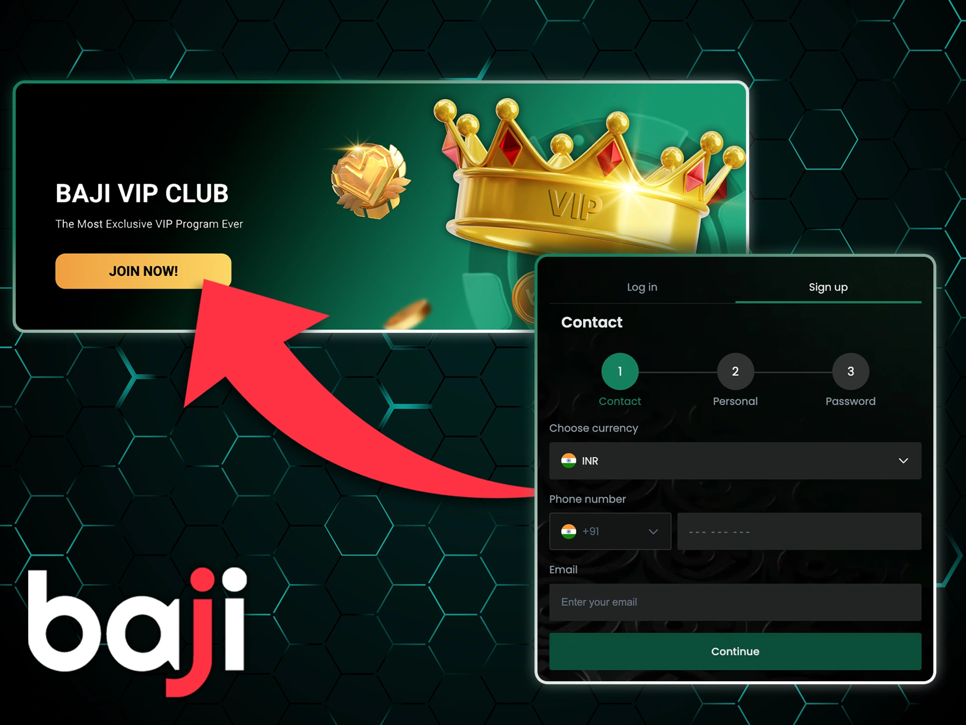 Find out how to become a member of the Baji Bet VIP club.