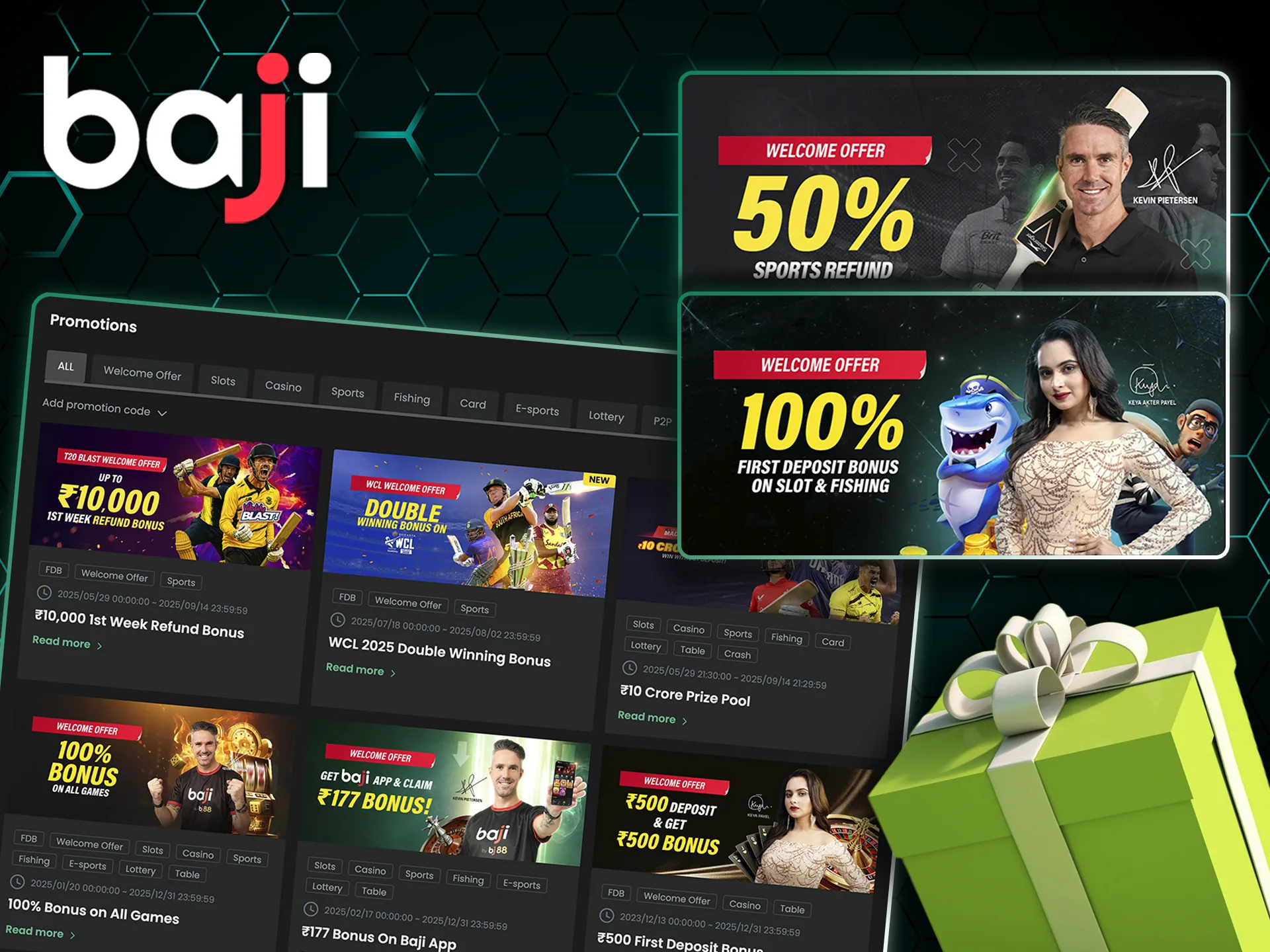 Learn more about the special Baji bonus system.